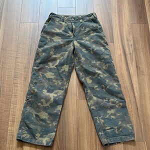 Free People Camouflage Ankle Pants